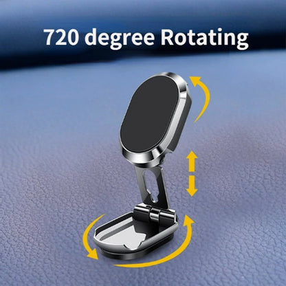 New Metal Folding Magnetic Sucker Car Phone Holder