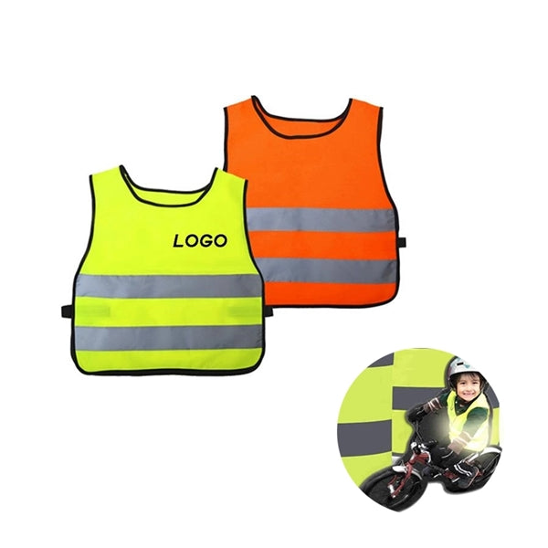 Kids Teenager Safety Vest with Reflective Strips