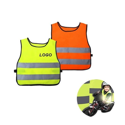 Kids Teenager Safety Vest with Reflective Strips