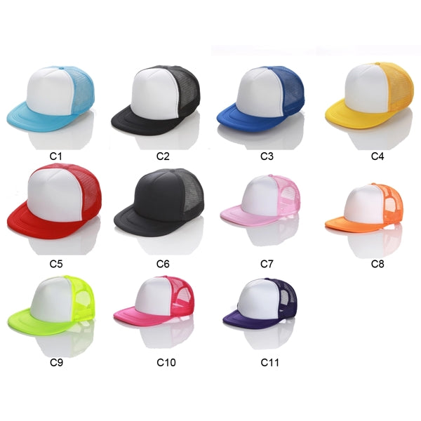 Flat Brim Trucker Hat