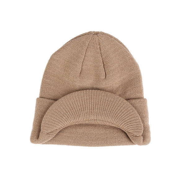 Knit Brim Beanie Cap
