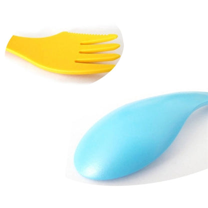 Spork 3 in 1 Camping Spoon Fork Knife Combo Plastic Cutlery