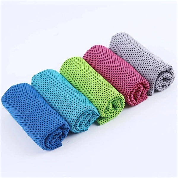Portable Colorful Double-layer Cooling Towel