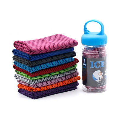 Portable Colorful Double-layer Cooling Towel