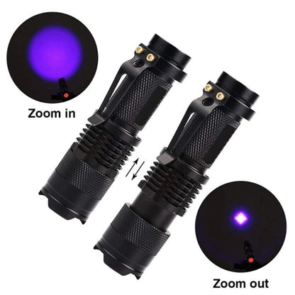 Led Uv Flashlight Ultraviolet Torch