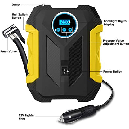 Digital Air Compressor For Car Auto Pump