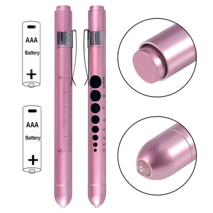 Led Medical Penlight With Pupil Gauge