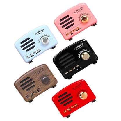 Retro Portable Bluetooth Speaker With Radio