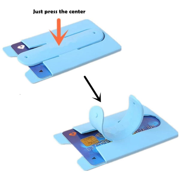 Card Holder With Cell Phone Stand