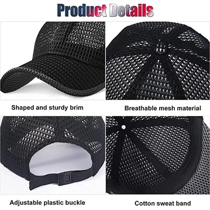 Summer Full Mesh Baseball Cap Trucker Hat