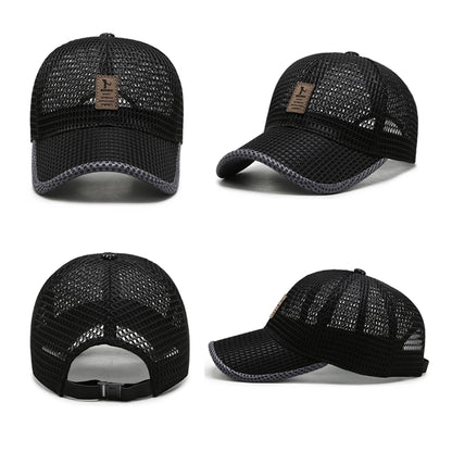 Summer Full Mesh Baseball Cap Trucker Hat
