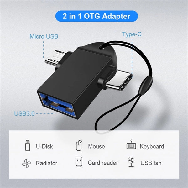 Type C Usb Connector Otg Adapter For U Disk Mouse Laptop