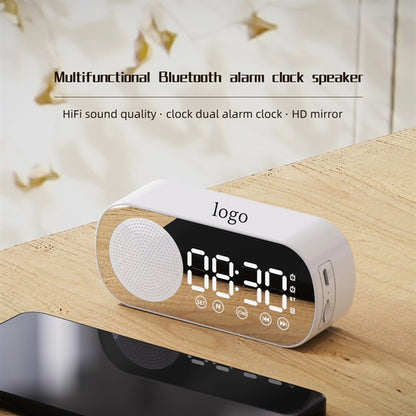 New Wireless Bluetooth Speaker Clock Dual Alarm