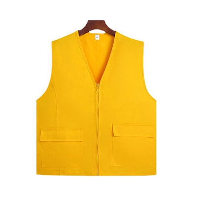 Zipper Uniform Volunteer Vest
