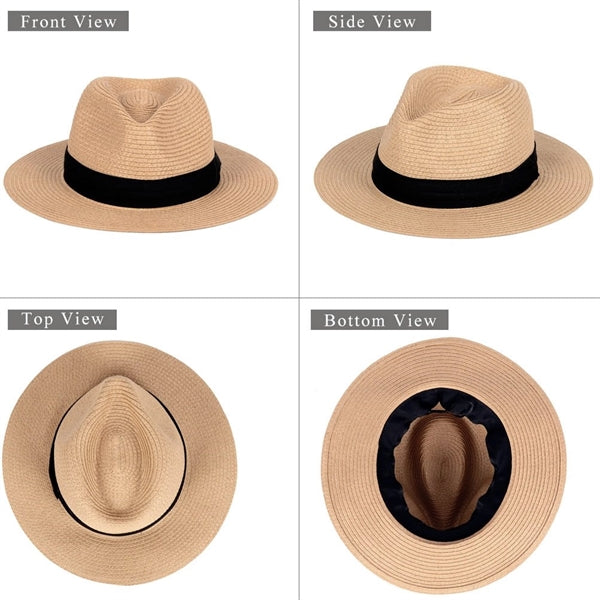 Summer Beach Sun Straw Hat Upf50+