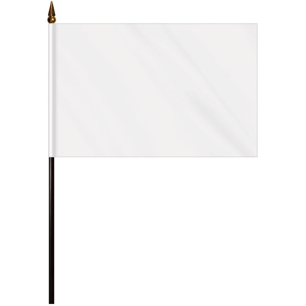 6" x 9" Single Reverse Polyester Stick Flags