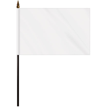 6" x 9" Single Reverse Polyester Stick Flags