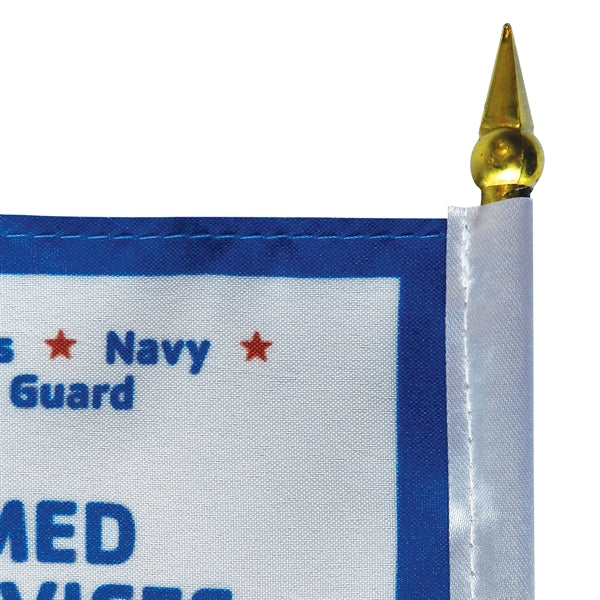 6" x 9" Double Sided Polyester Stick Flags