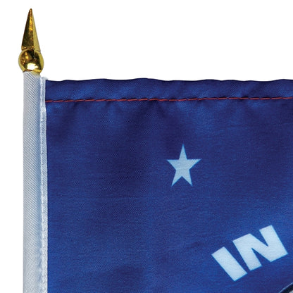 8" x 12" Single Reverse Polyester Stick Flags