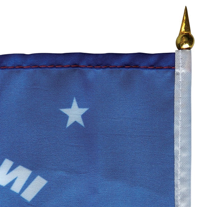 8" x 12" Single Reverse Polyester Stick Flags