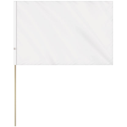16" x 24" Single Reverse Polyester Stick Flags