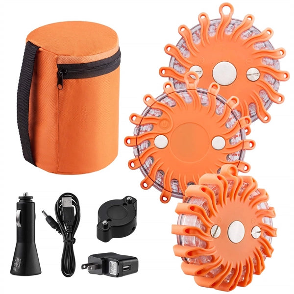 Rechargeable Led Road Flares Auto Emergency Warning Light