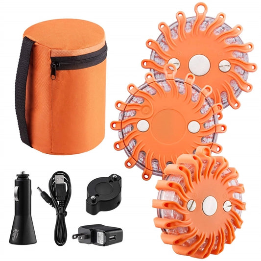 Rechargeable Led Road Flares Auto Emergency Warning Light