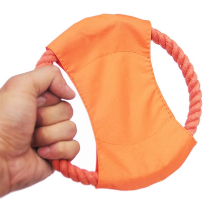 Pet Dog Flying Disc Cotton Rope Toy