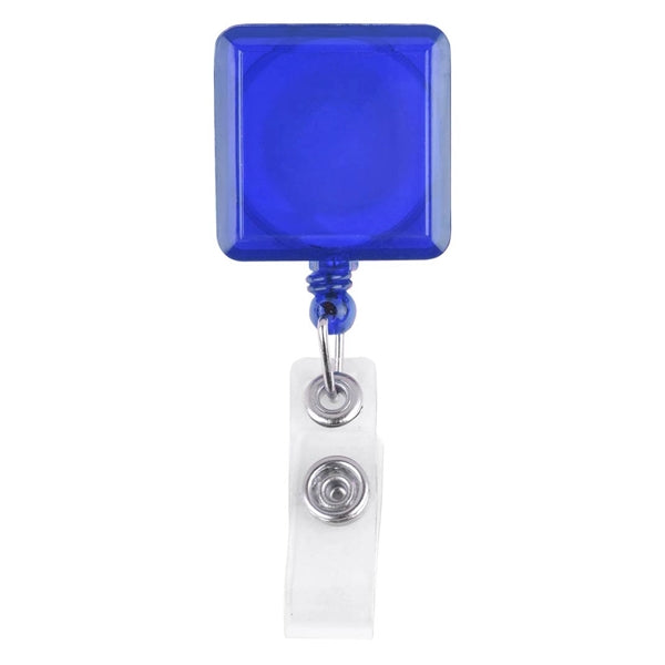 Square-Shaped Retractable Badge Holder