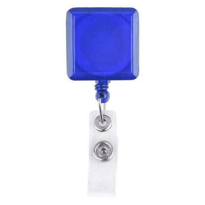Square-Shaped Retractable Badge Holder
