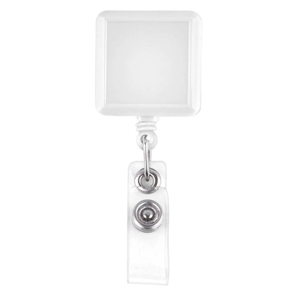 Square-Shaped Retractable Badge Holder