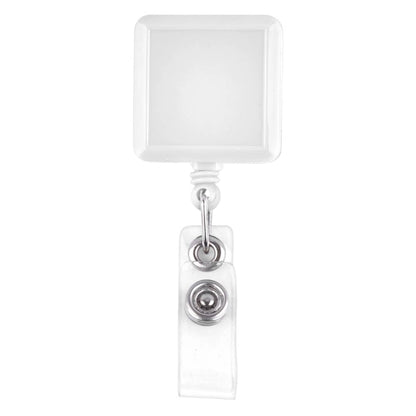 Square-Shaped Retractable Badge Holder