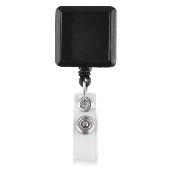 Square-Shaped Retractable Badge Holder