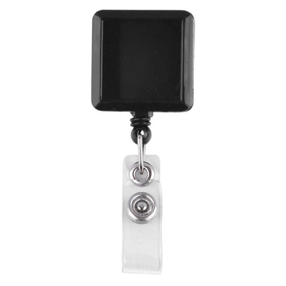 Square-Shaped Retractable Badge Holder