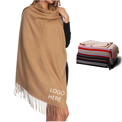 Wool Pashmina Shawl Wrap Scarf