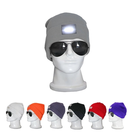 Led Beanie Hat With Light