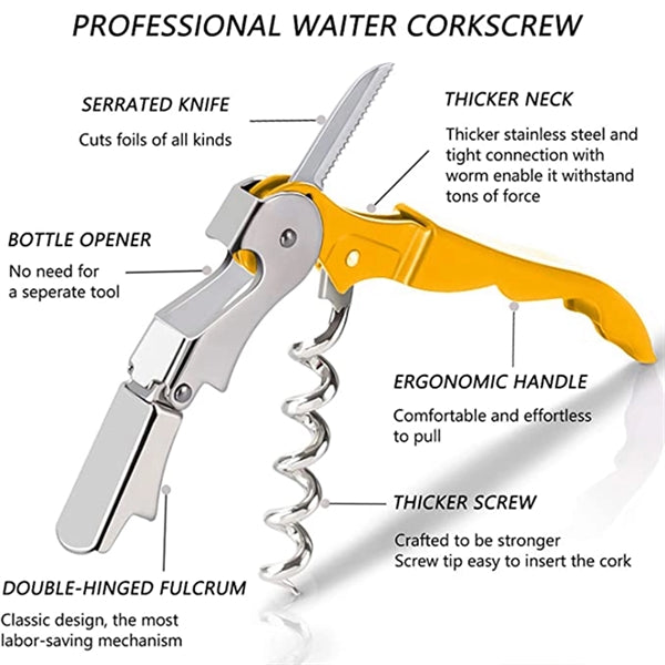 Professional Waiter Corkscrew Wine Opener Set
