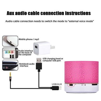 Led Light Wireless Sound Box Stereo Subwoofer
