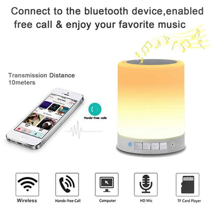Portable Night Light Bluetooth Speaker