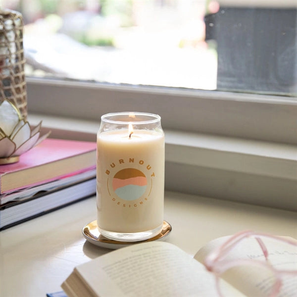 Beer Can Glass Candle - Direct Print