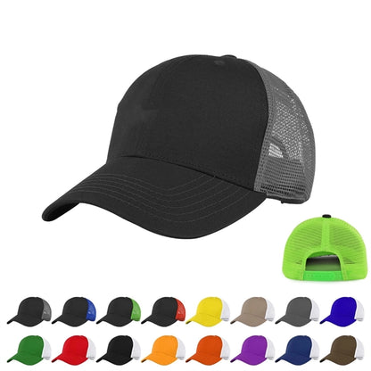 6 Panels Cotton Twill Mesh Back Cap