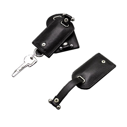 Genuine Leather Car Faraday Bag For Key Fob