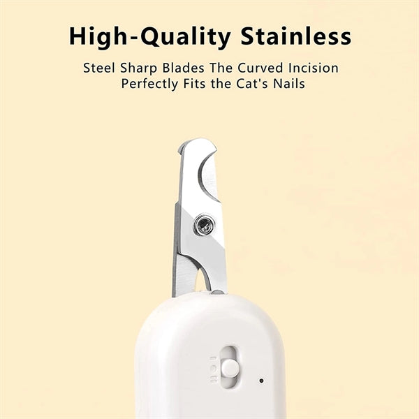 Pet Nail Clippers with LED