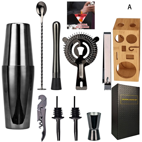 10Pcs Cocktail Shaker Set