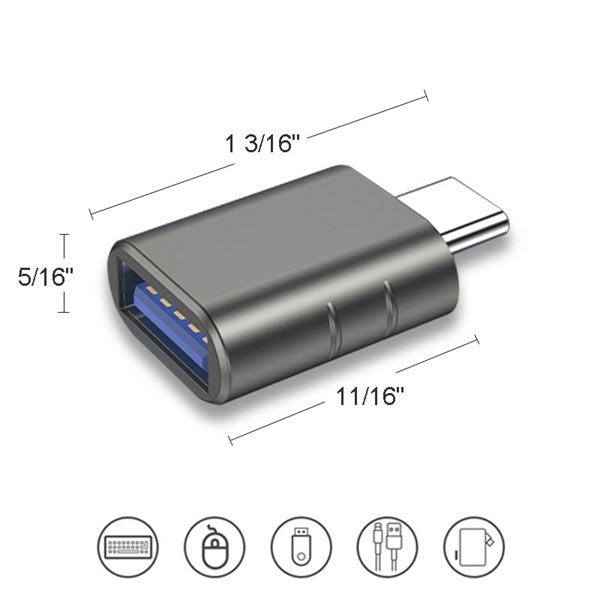 Zinc Alloy USB Type C Adapter Wide Compatibility