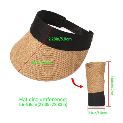 Empty Top Straw Hat