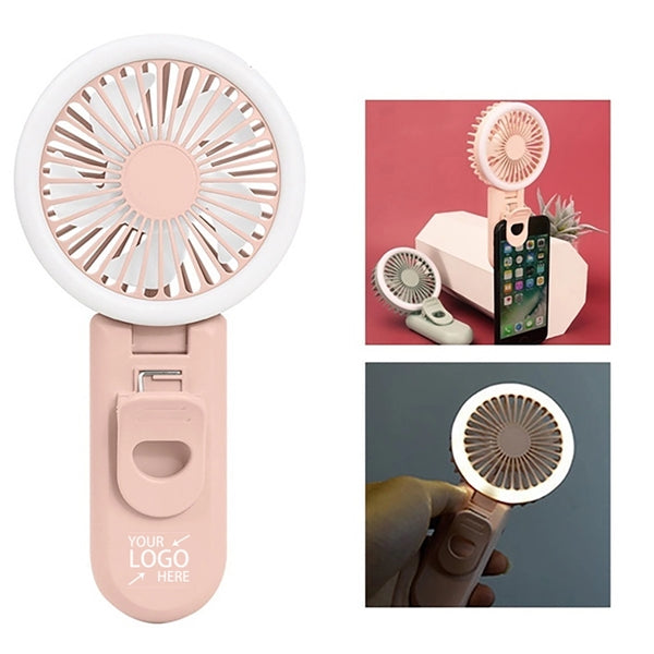 Mini Light Phone Clip Fan