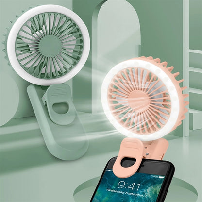 Mini Light Phone Clip Fan
