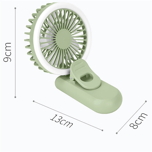 Mini Light Phone Clip Fan