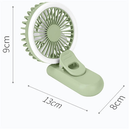 Mini Light Phone Clip Fan